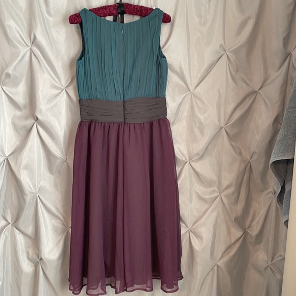 Blue & Purple Formal Dress Size 2 - Picture 5 of 10